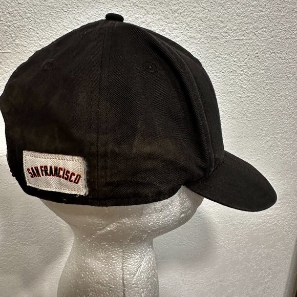 San Francisco Giants MLB Womens Baseball Cap Hat New Era Black Orange Sparkle OS - Picture 9 of 12